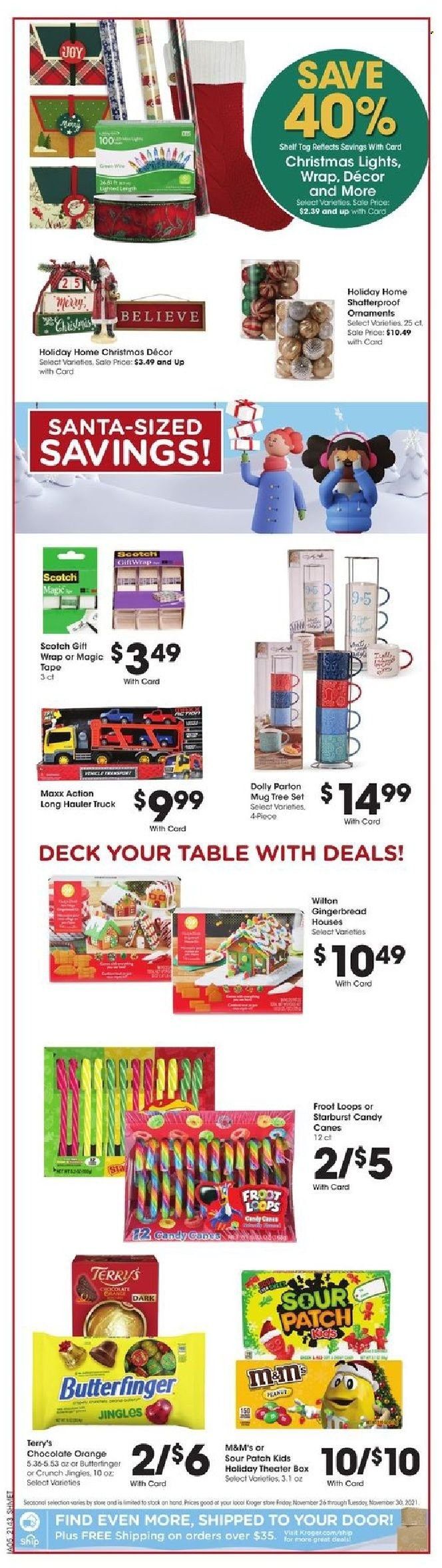 Kroger (GA, IL, LA, MI, OK, SC, TN, TX, VA) Weekly Ad Flyer November 25 to December 2