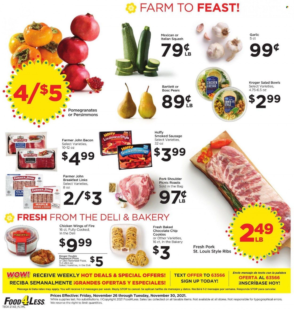 Food 4 Less (CA) Weekly Ad Flyer November 25 to December 2