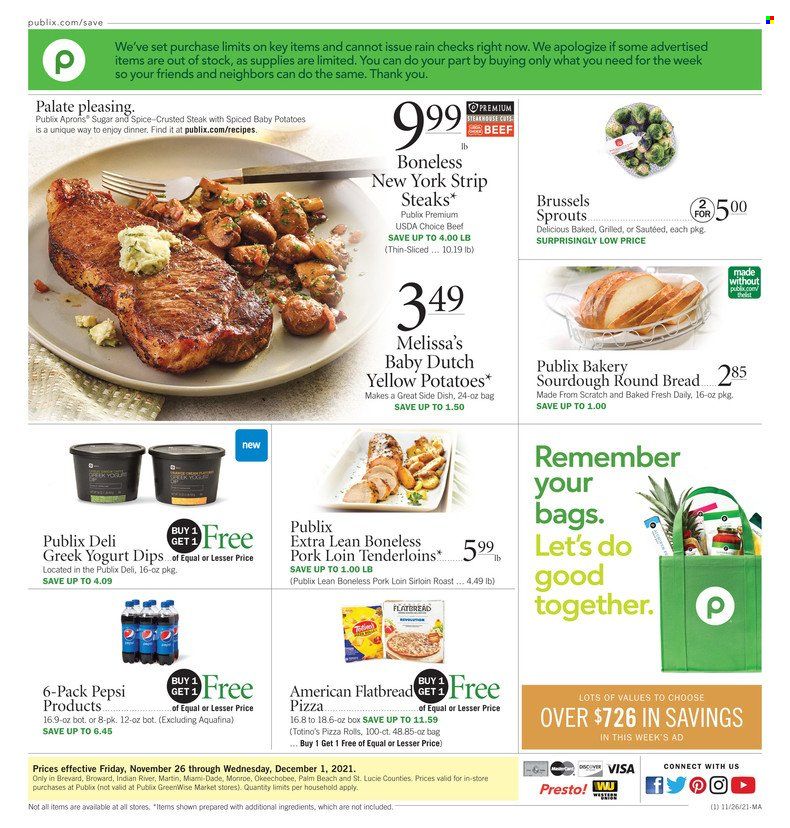 Publix (AL, FL, GA, NC, SC, TN) Weekly Ad Flyer November 25 to December 2