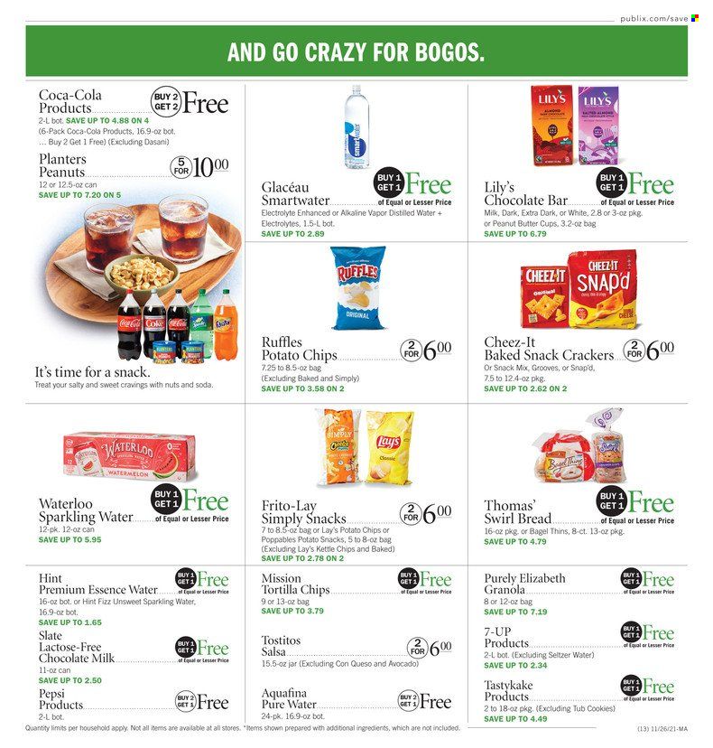 Publix (AL, FL, GA, NC, SC, TN) Weekly Ad Flyer November 25 to December 2