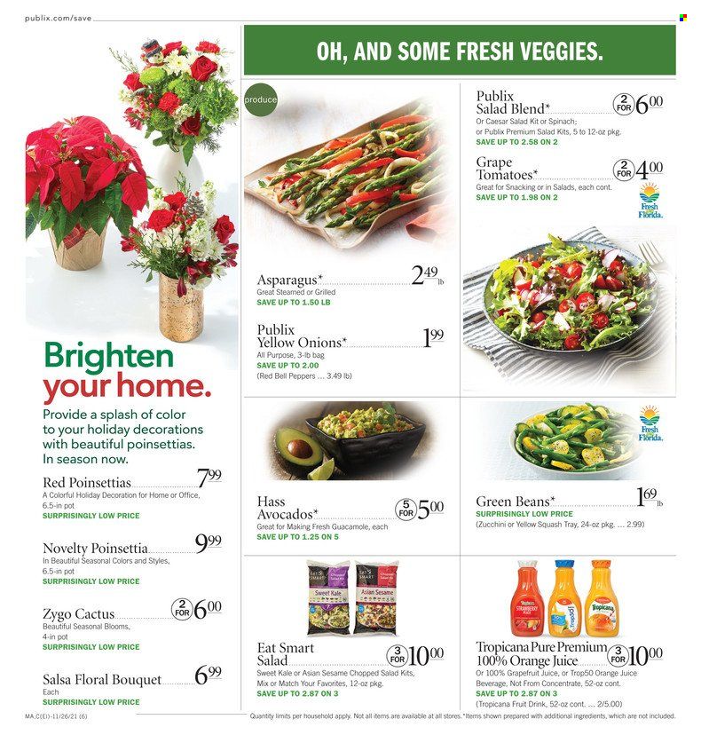 Publix (AL, FL, GA, NC, SC, TN) Weekly Ad Flyer November 25 to December 2