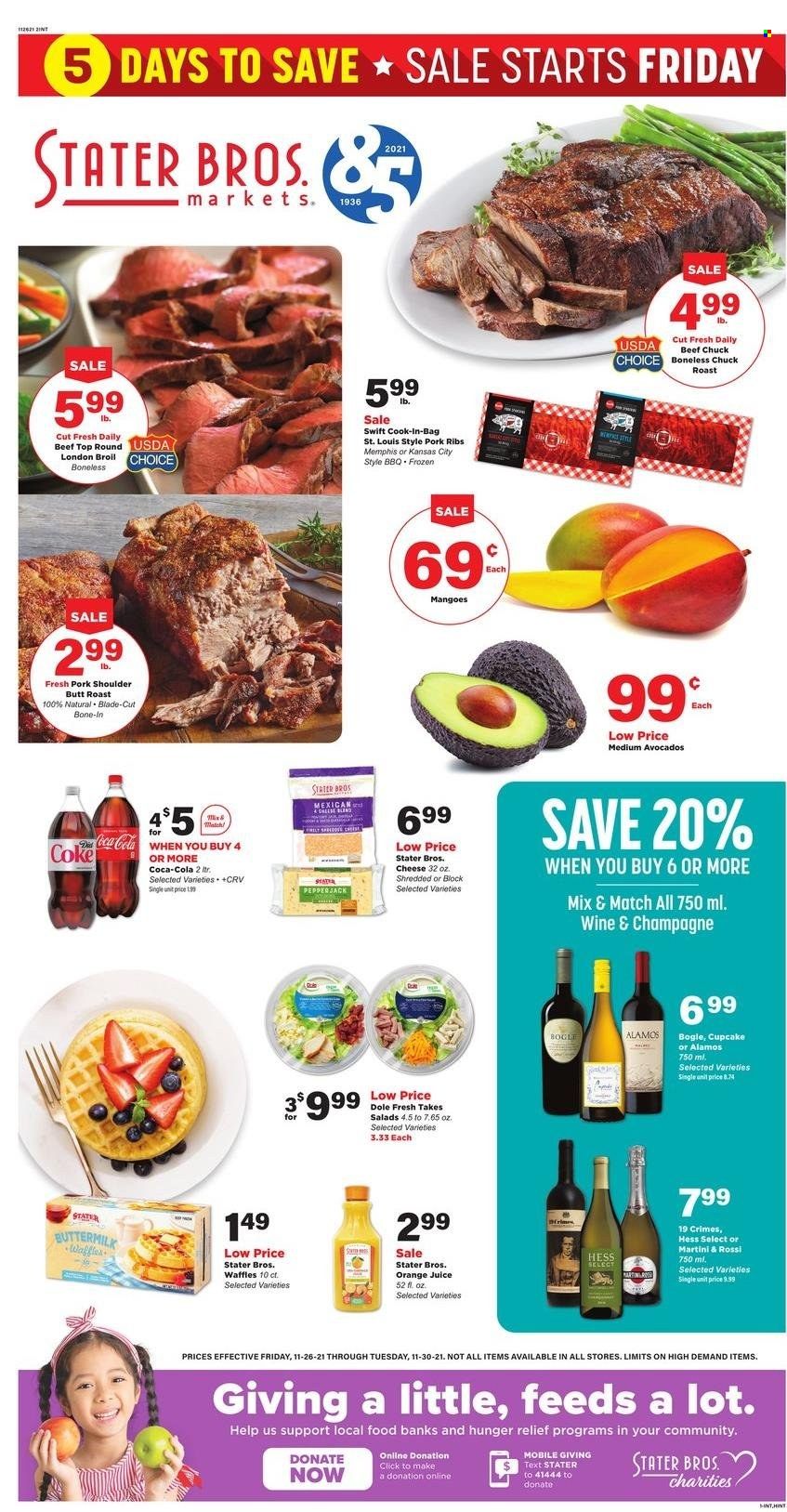 Stater Bros. (CA) Weekly Ad Flyer November 25 to December 2