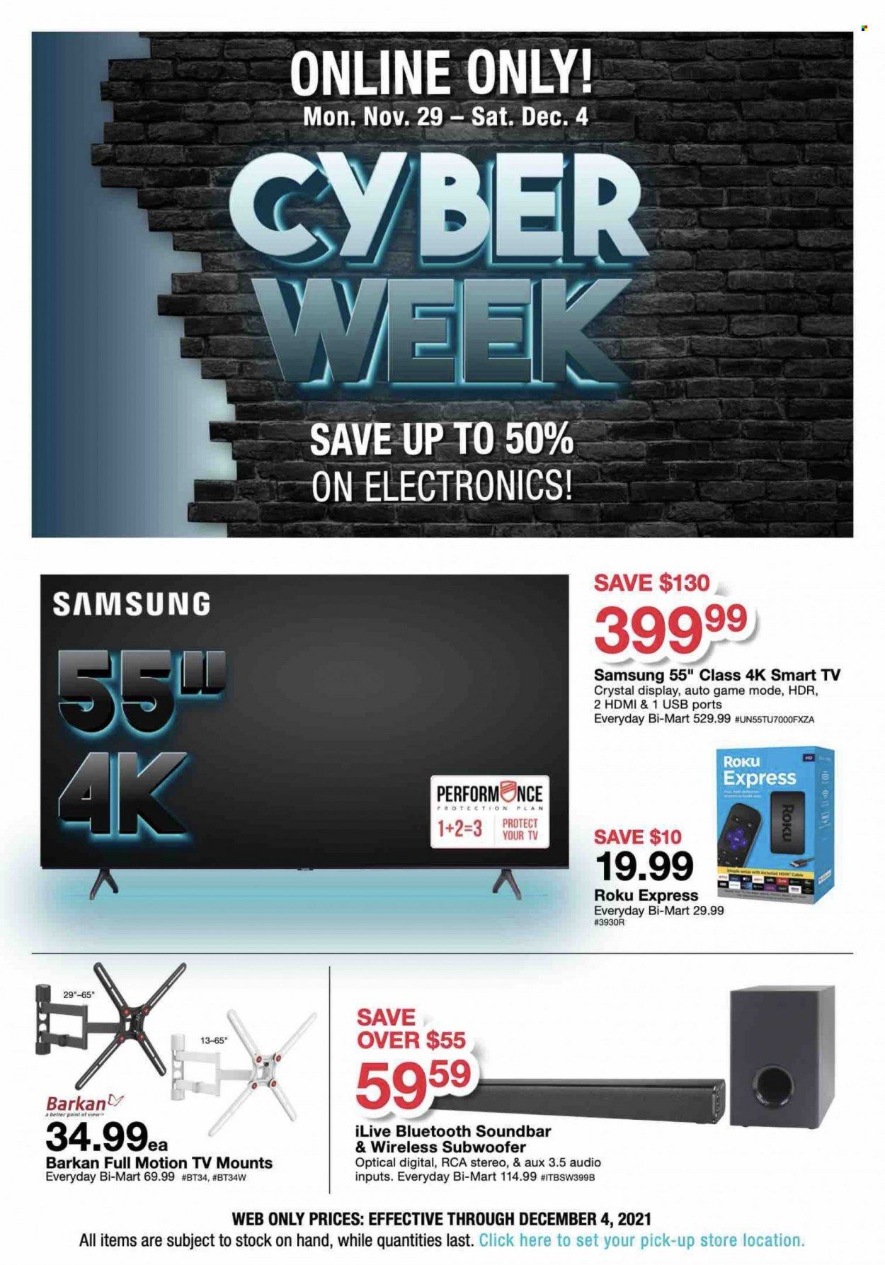 Bi-Mart (ID, OR, WA) Weekly Ad Flyer November 25 to December 2