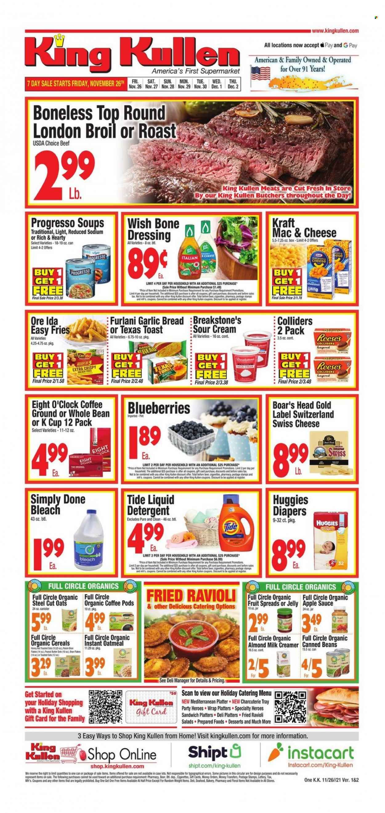 King Kullen (NY) Weekly Ad Flyer November 25 to December 2
