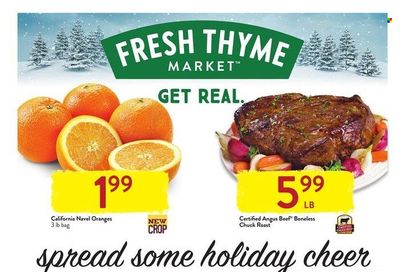 Fresh Thyme Weekly Ad Flyer November 25 to December 2