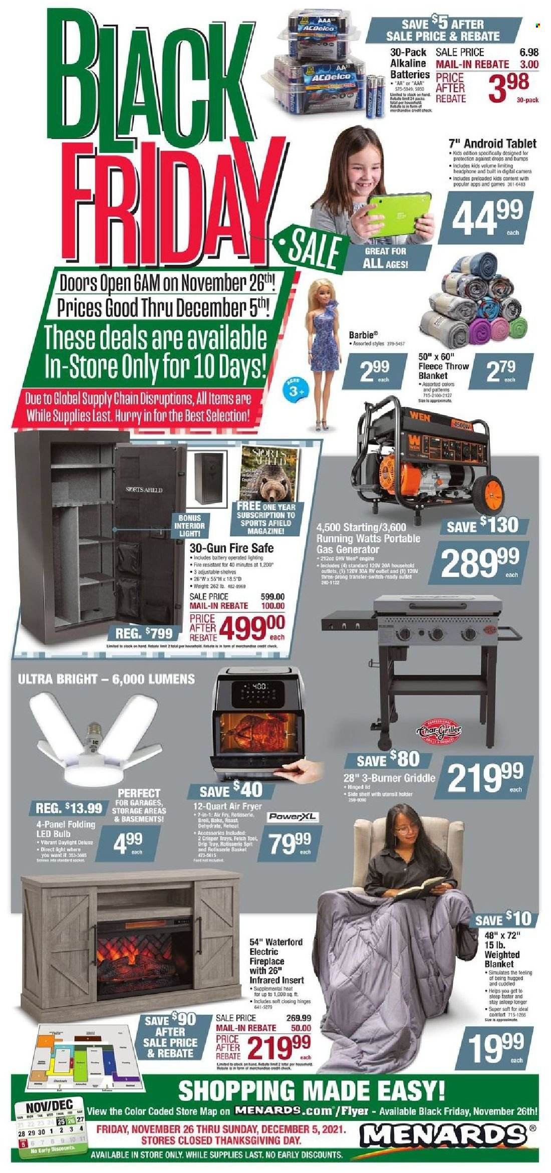 Menards Weekly Ad Flyer November 25 to December 2