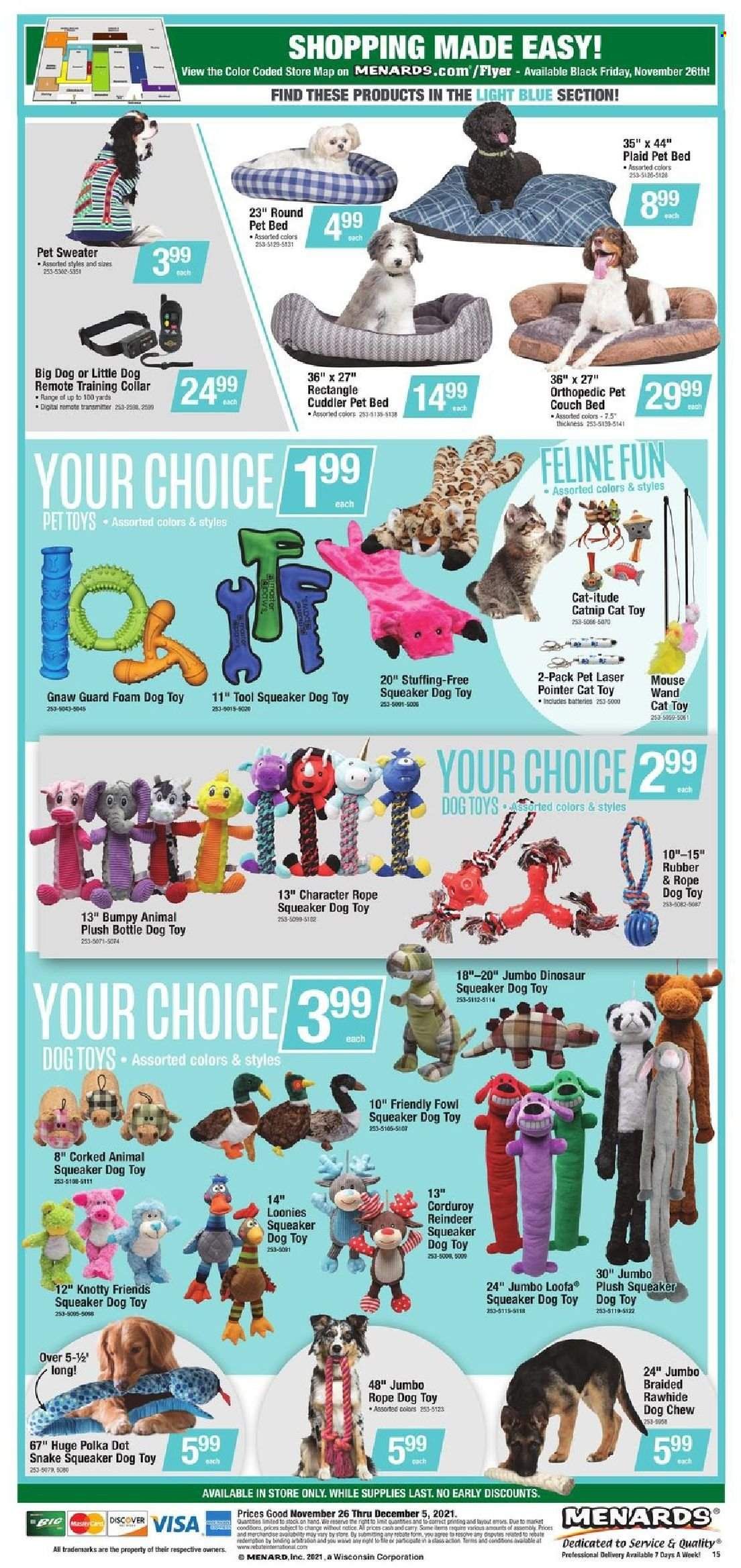 Menards Weekly Ad Flyer November 25 to December 2