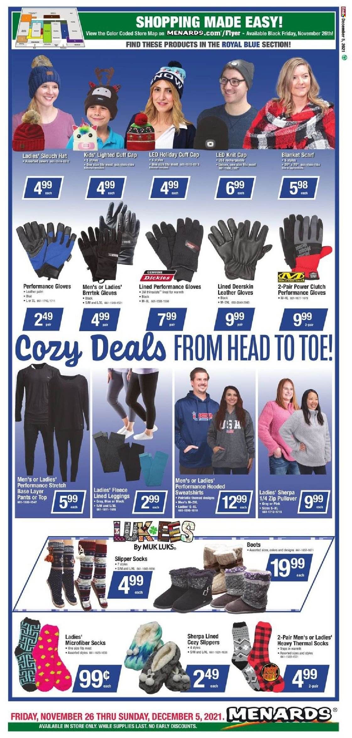 Menards Weekly Ad Flyer November 25 to December 2