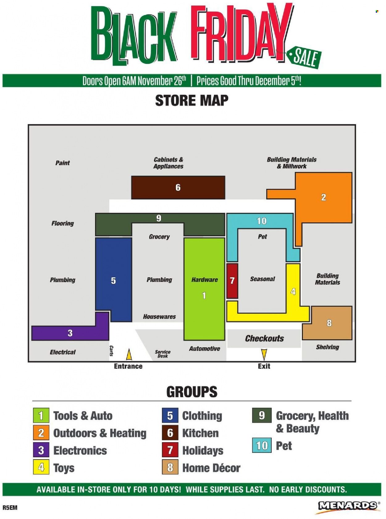 Menards Weekly Ad Flyer November 25 to December 2