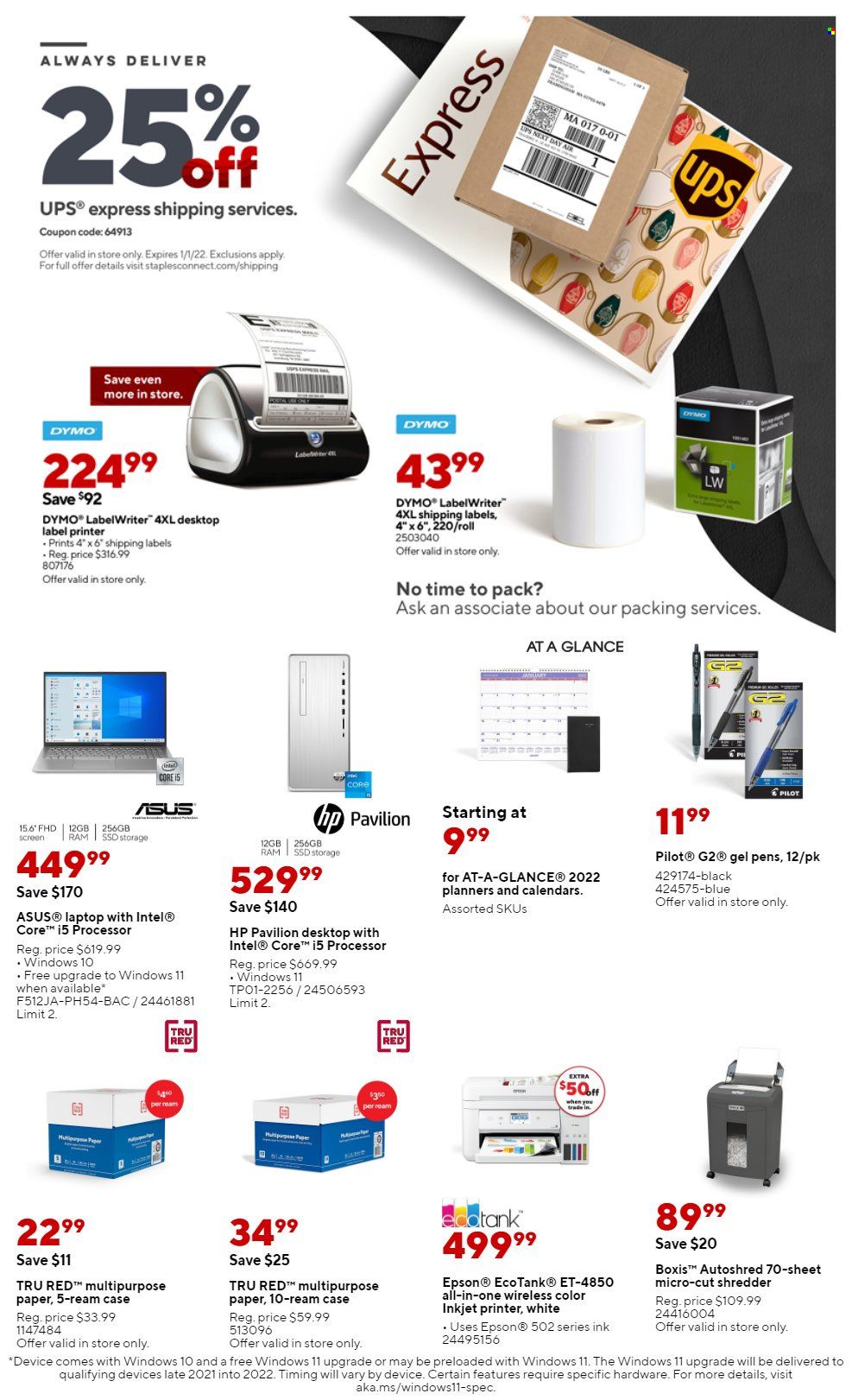 Staples Weekly Ad Flyer November 25 to December 2