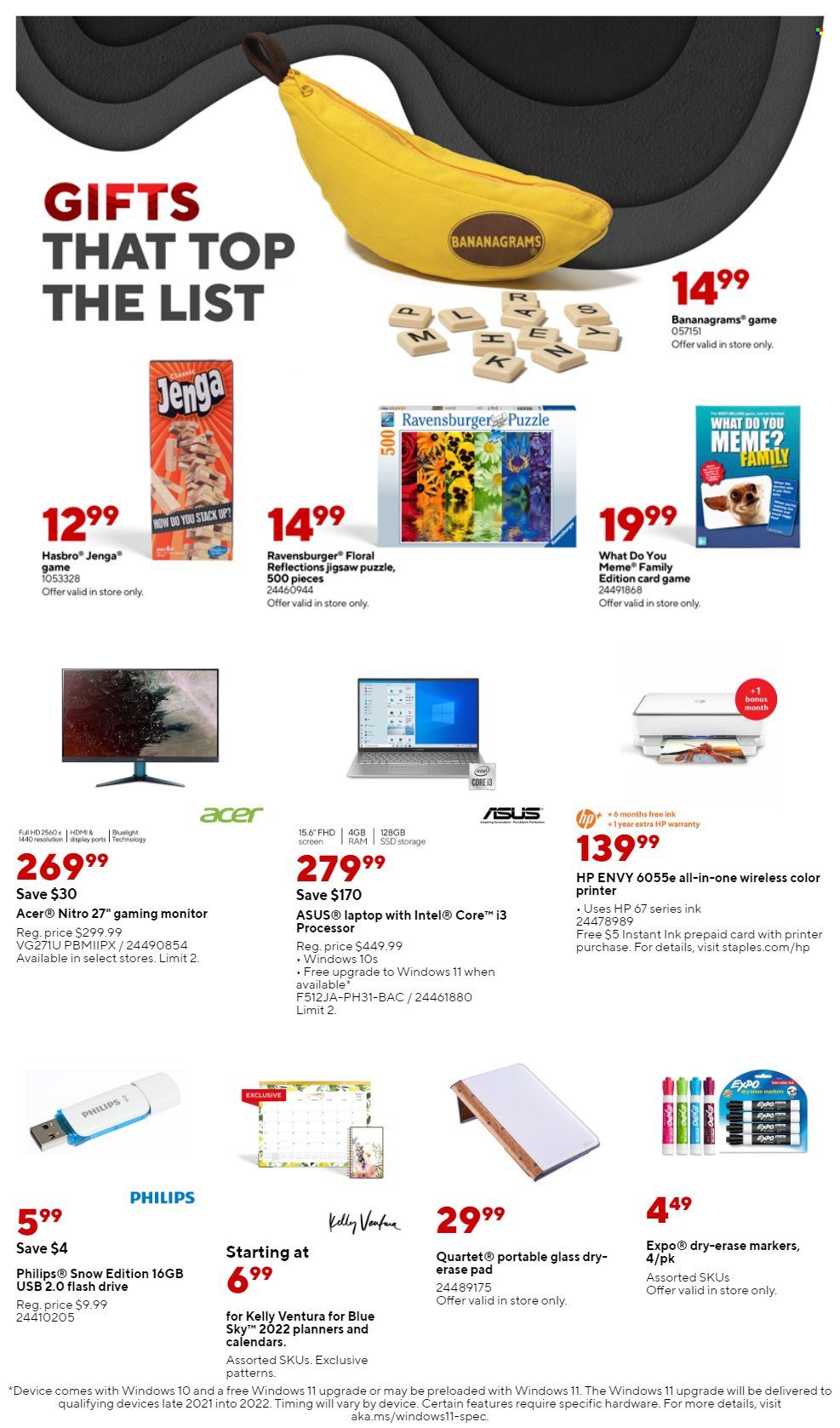 Staples Weekly Ad Flyer November 25 to December 2