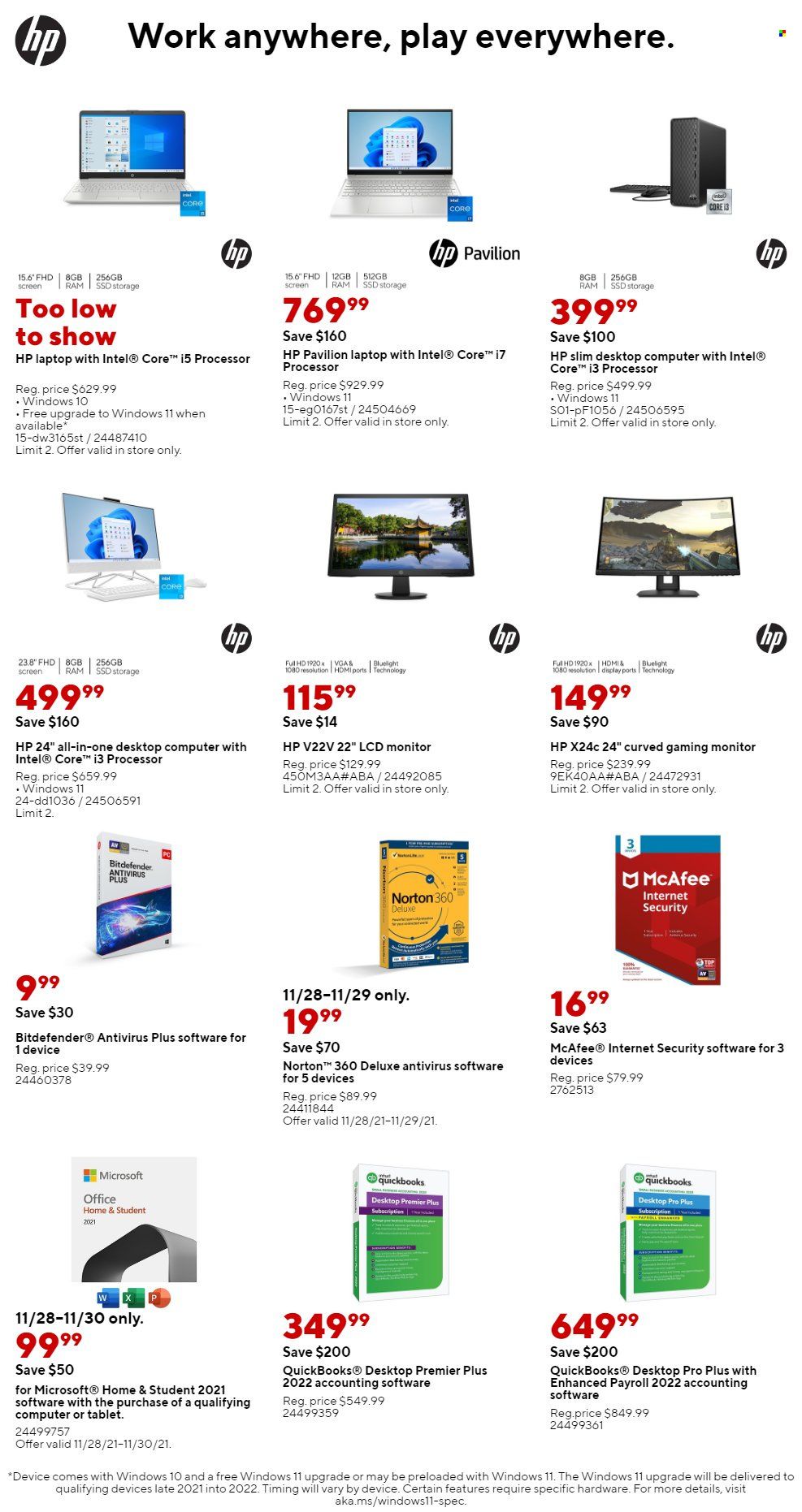 Staples Weekly Ad Flyer November 25 to December 2