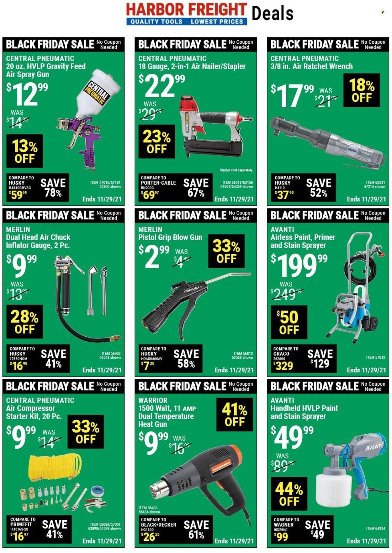 Harbor Freight Weekly Ad Flyer November 25 to December 2