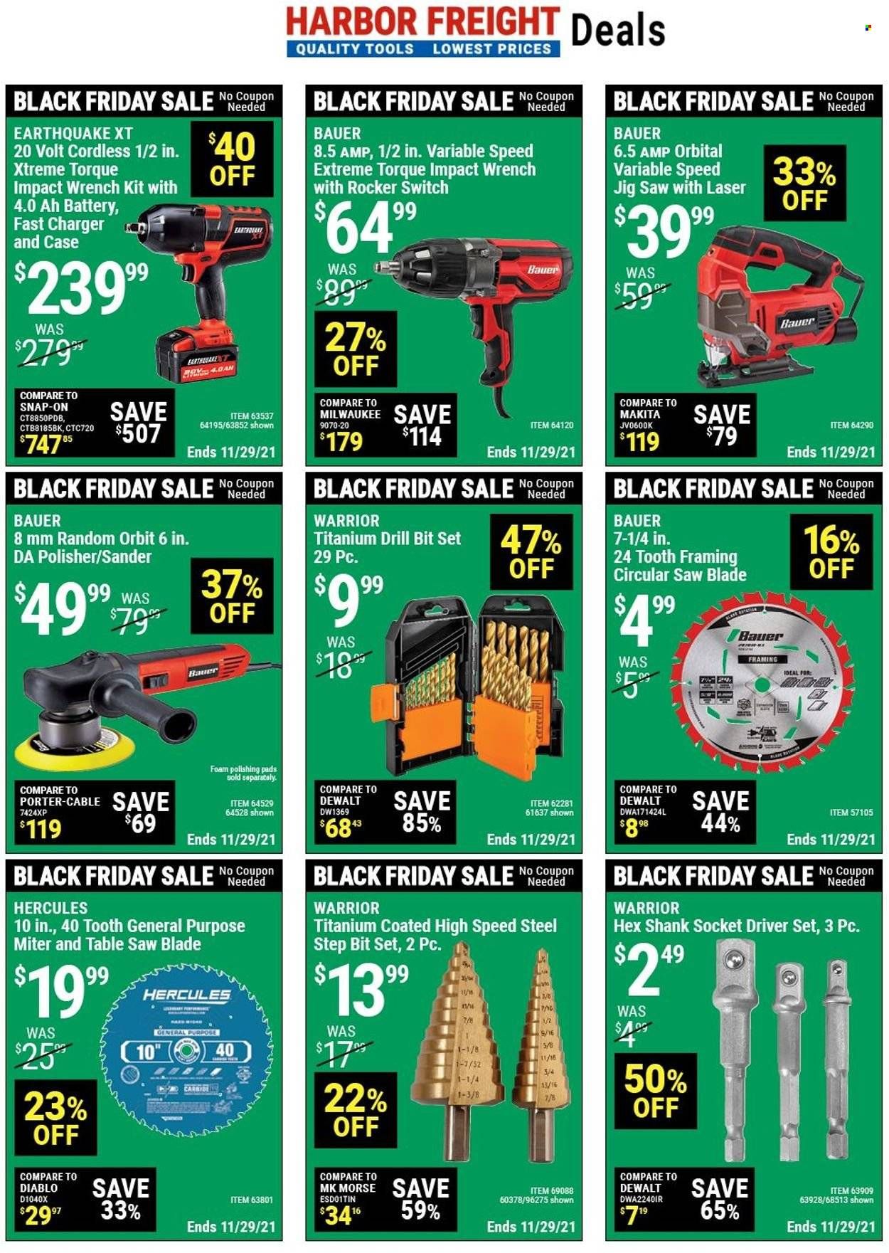 Harbor Freight Weekly Ad Flyer November 25 to December 2