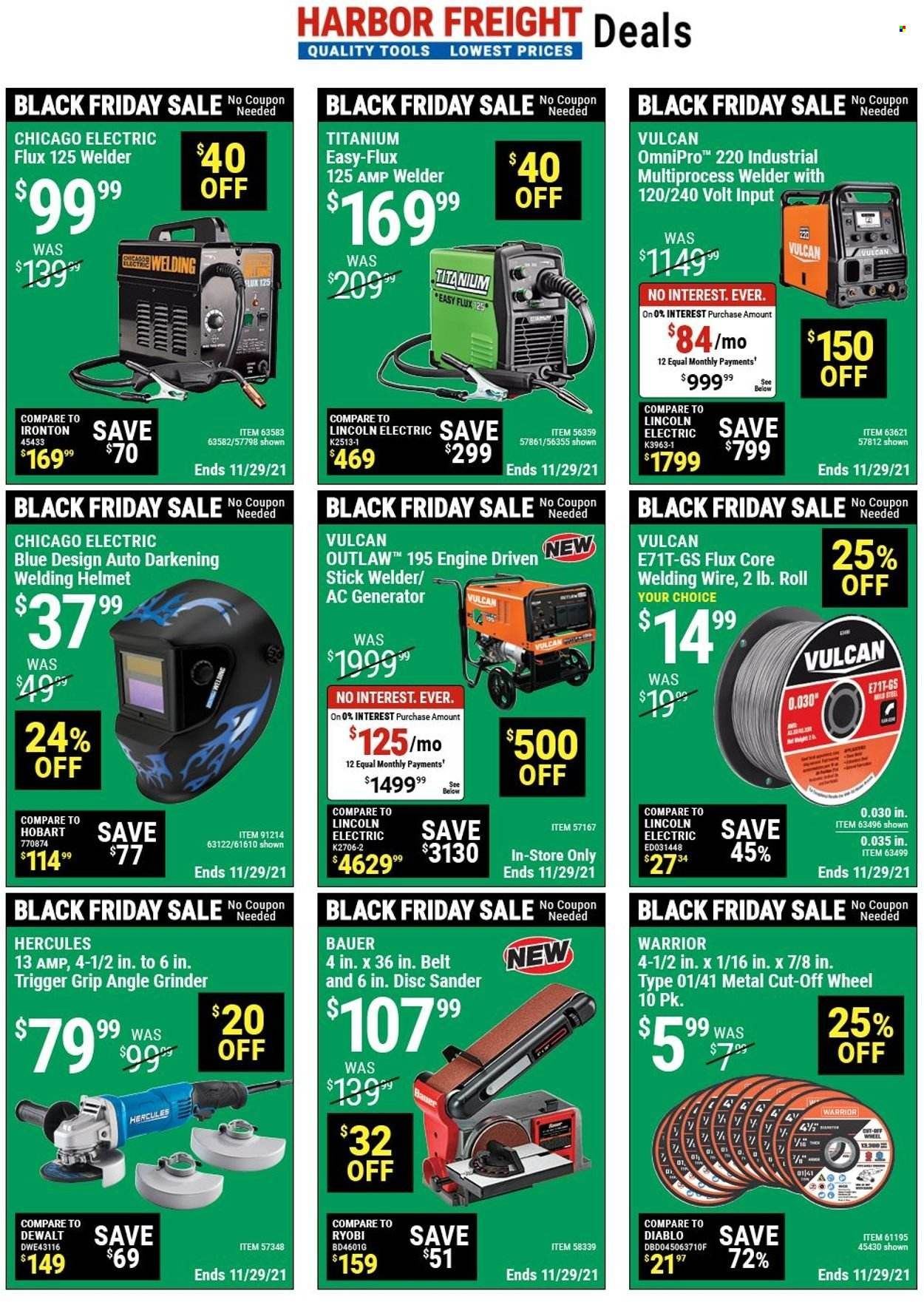 Harbor Freight Weekly Ad Flyer November 25 to December 2