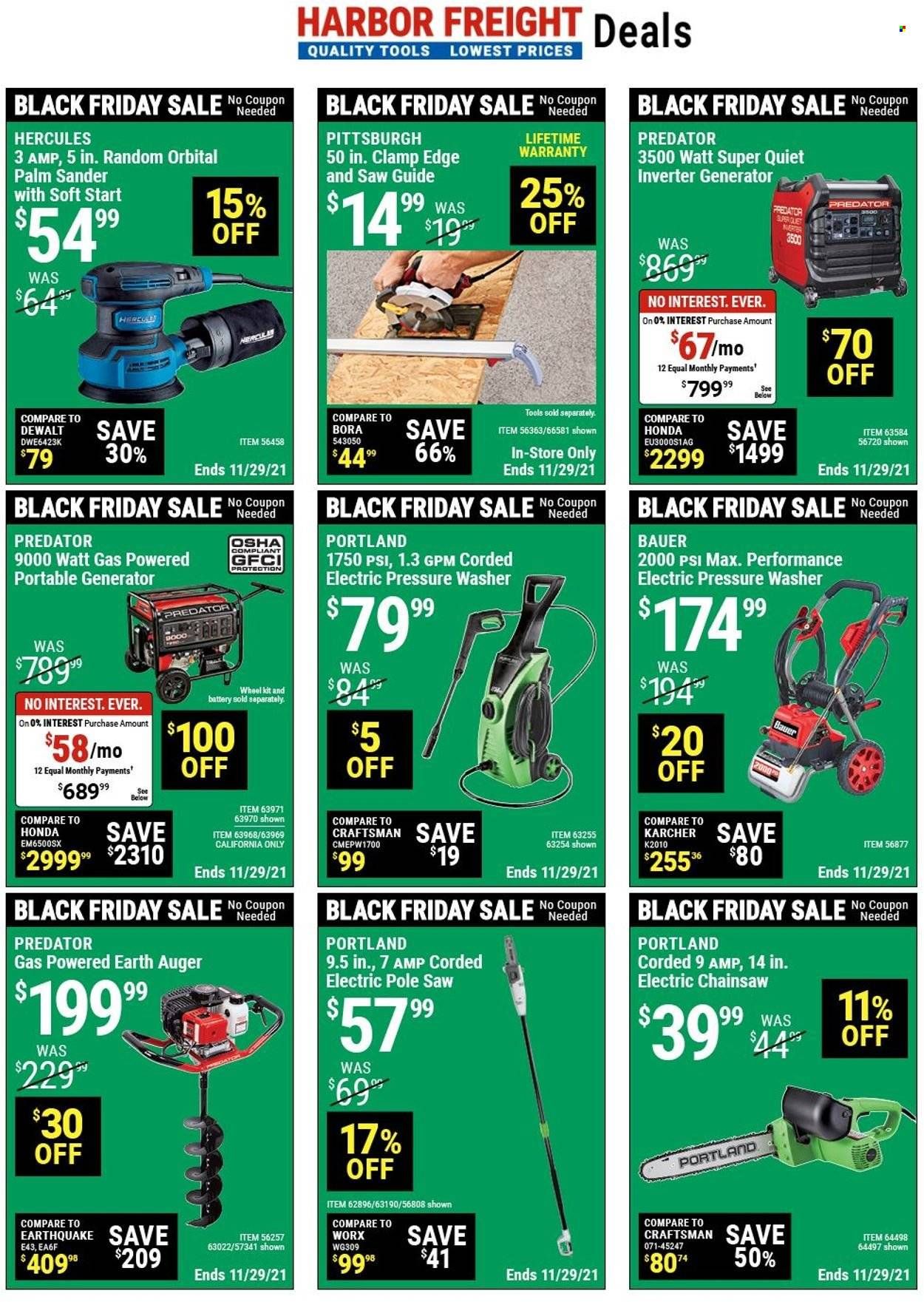 Harbor Freight Weekly Ad Flyer November 25 to December 2