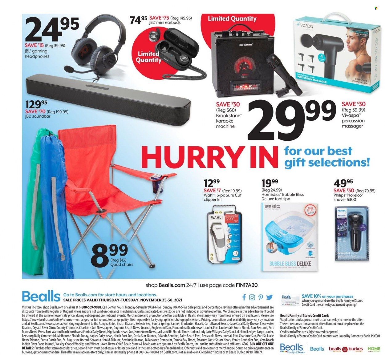Bealls Florida (FL) Weekly Ad Flyer November 25 to December 2