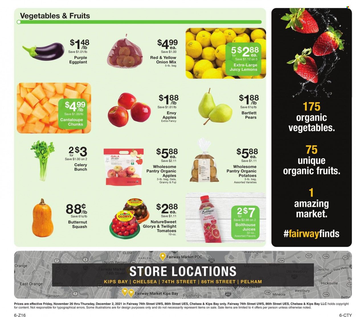 Fairway Market (CT, NJ, NY) Weekly Ad Flyer November 25 to December 2