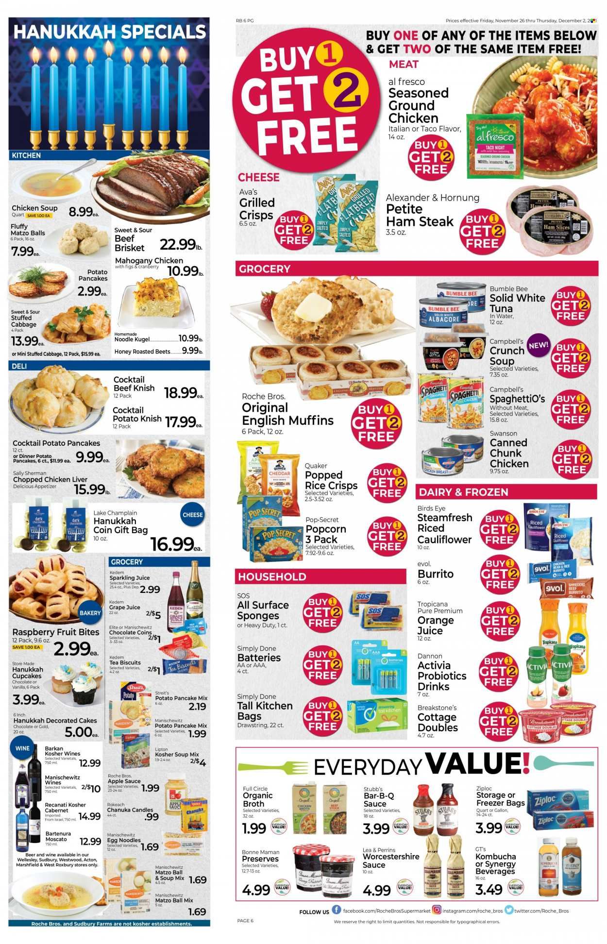 Roche Bros. (MA) Weekly Ad Flyer November 25 to December 2