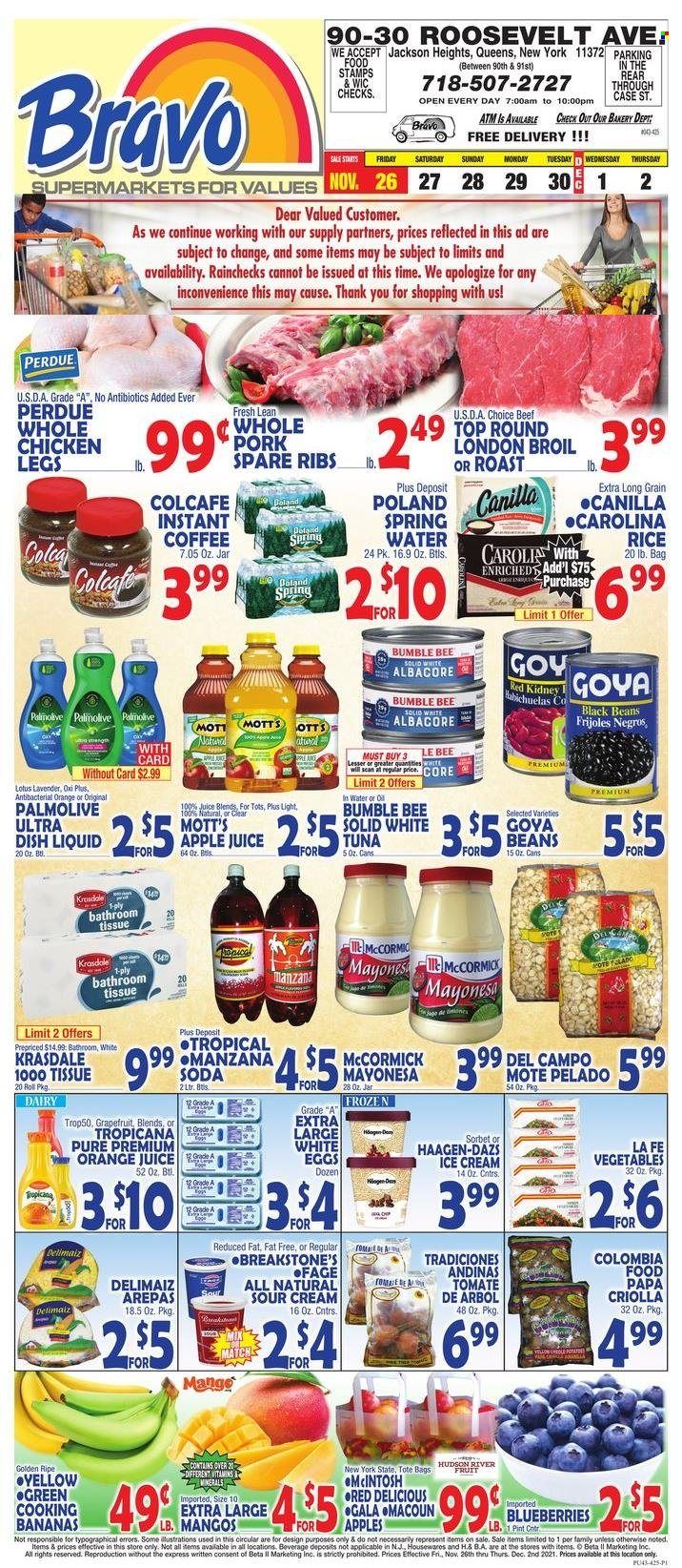 Bravo Supermarkets (CT, FL, MA, NJ, NY, PA) Weekly Ad Flyer November 25 to December 2