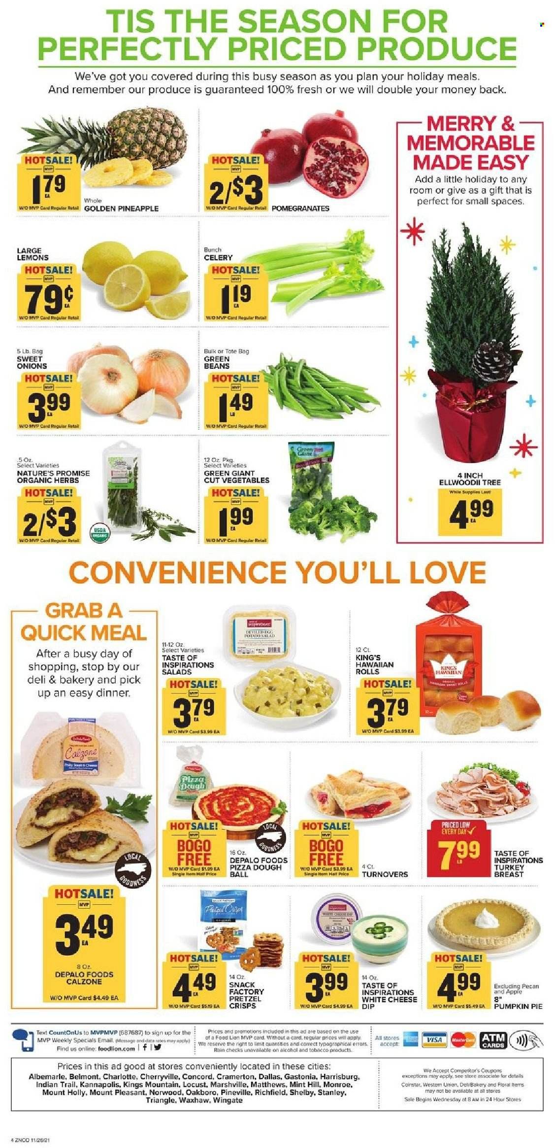 Food Lion (NC) Weekly Ad Flyer November 26 to December 3
