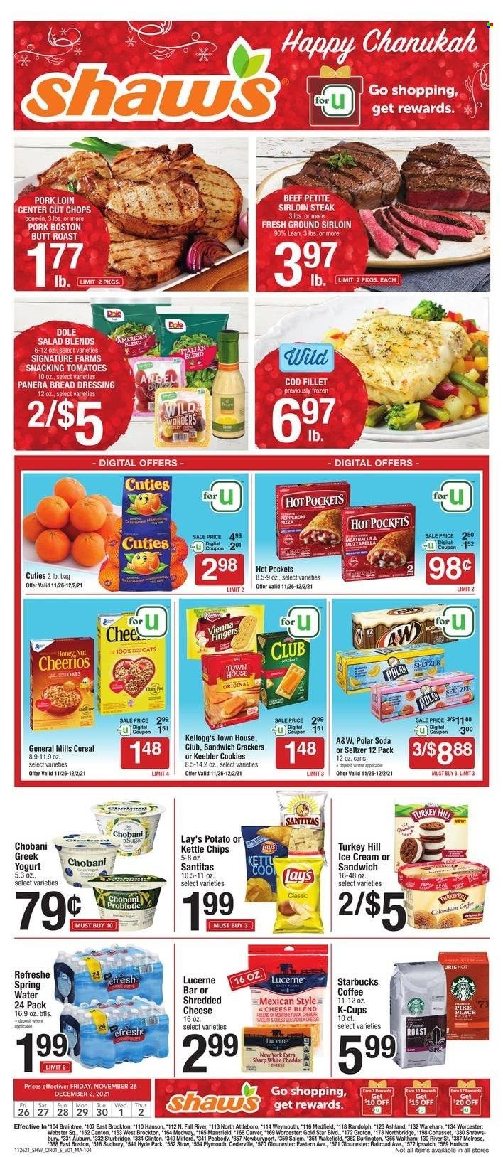 Shaw’s (MA, ME, NH, RI, VT) Weekly Ad Flyer November 26 to December 3