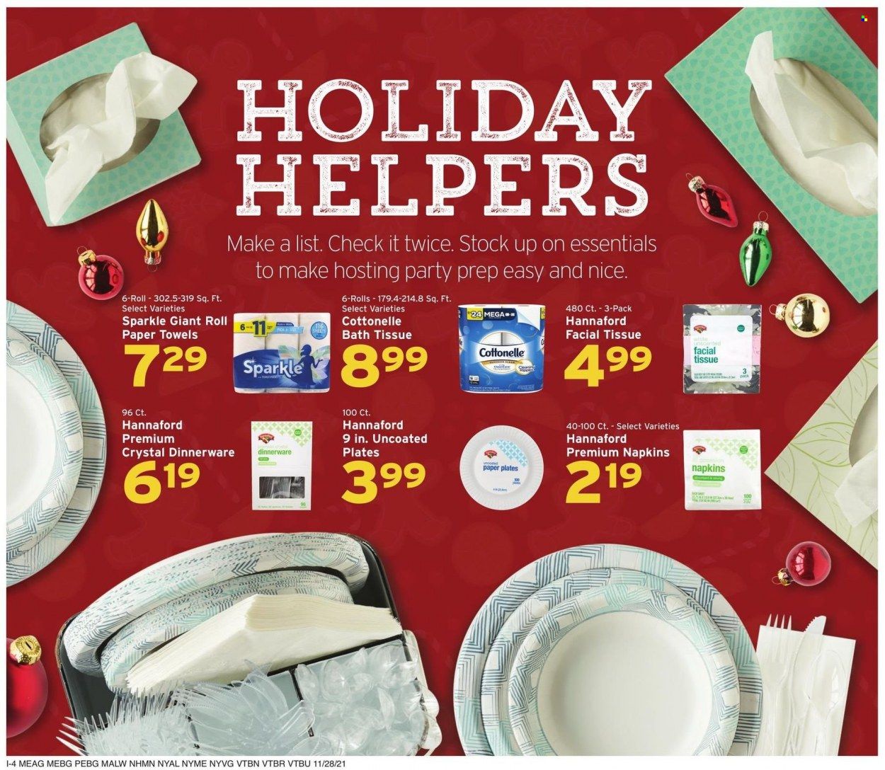 Hannaford (ME) Weekly Ad Flyer November 26 to December 3
