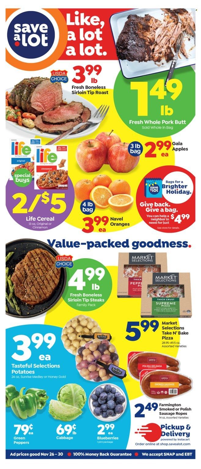 Save a Lot Weekly Ad Flyer November 26 to December 3