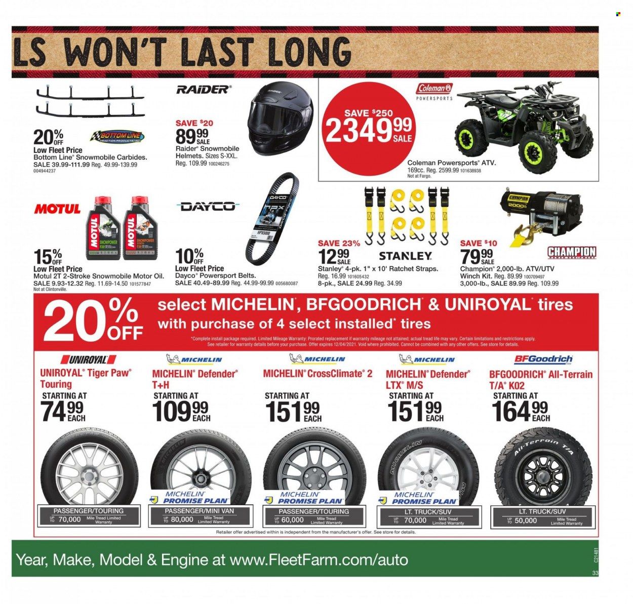 Fleet Farm (IA, MN, ND, WI) Weekly Ad Flyer November 26 to December 3