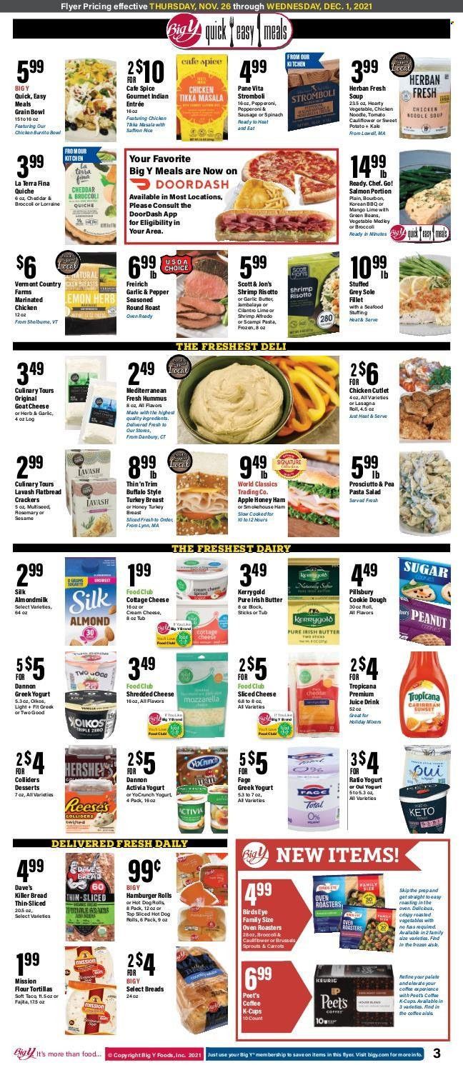 Big Y (MA) Weekly Ad Flyer November 26 to December 3