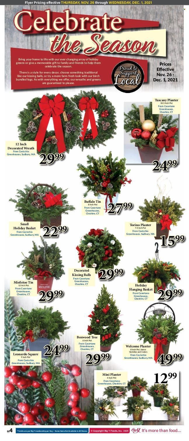 Big Y (CT) Weekly Ad Flyer November 26 to December 3