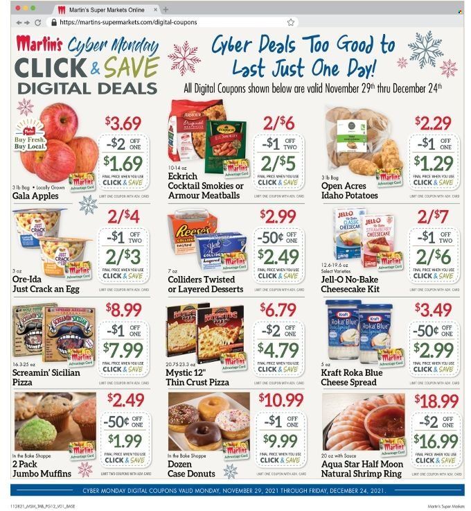 Martin’s (IN, MI) Weekly Ad Flyer November 26 to December 3