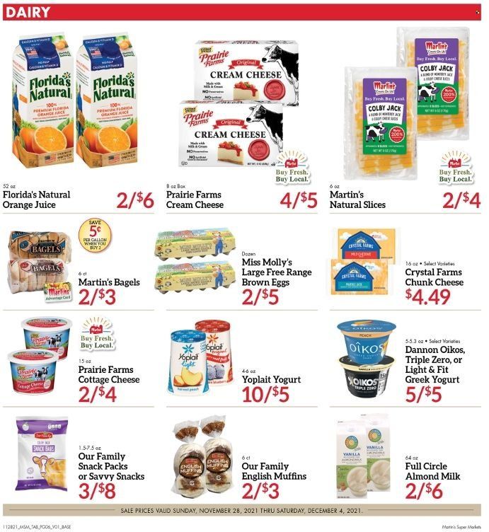 Martin’s (IN, MI) Weekly Ad Flyer November 26 to December 3