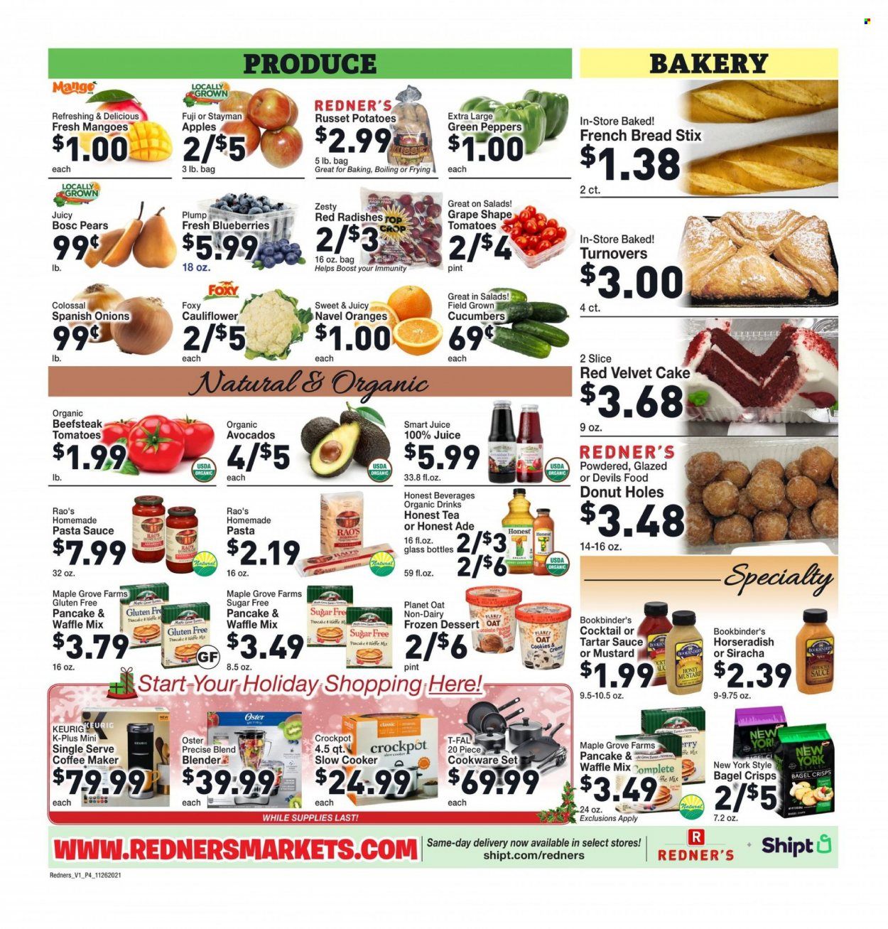 Redner's Markets (DE, MD, PA) Weekly Ad Flyer November 26 to December 3