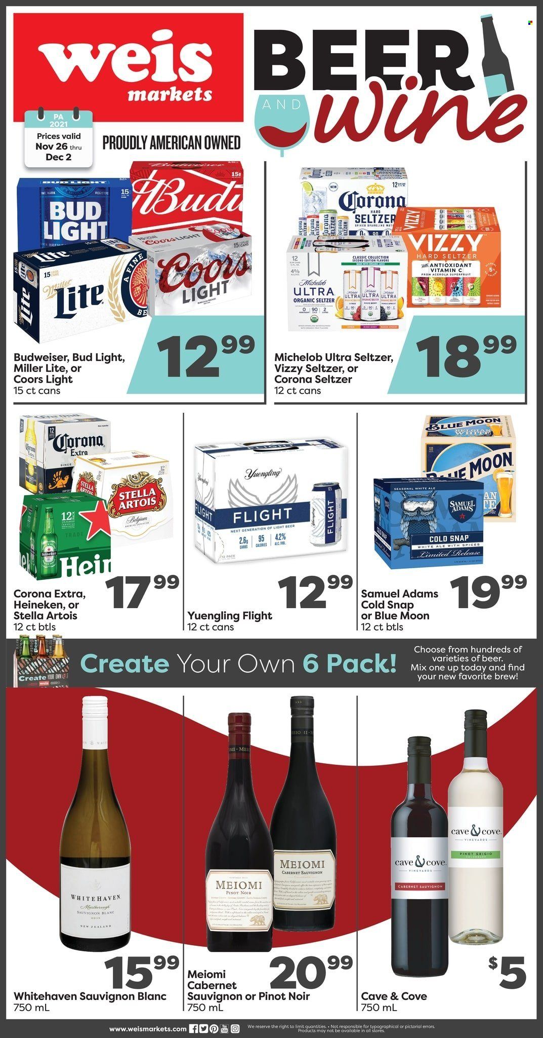 Weis (MD, NY, PA) Weekly Ad Flyer November 26 to December 3