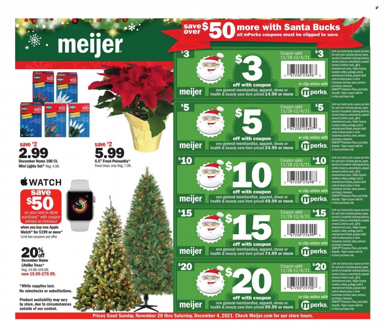Meijer (IL, IN, KY, MI, OH, WI) Weekly Ad Flyer November 26 to December 3