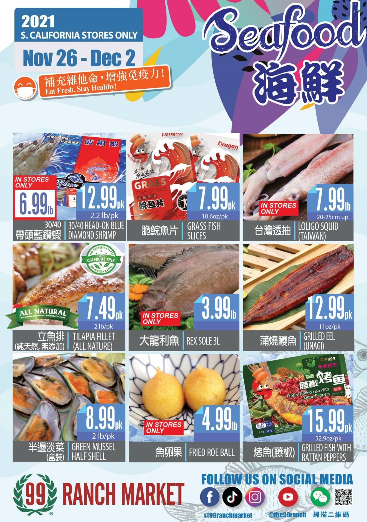 99 Ranch Market (CA) Weekly Ad Flyer November 26 to December 3