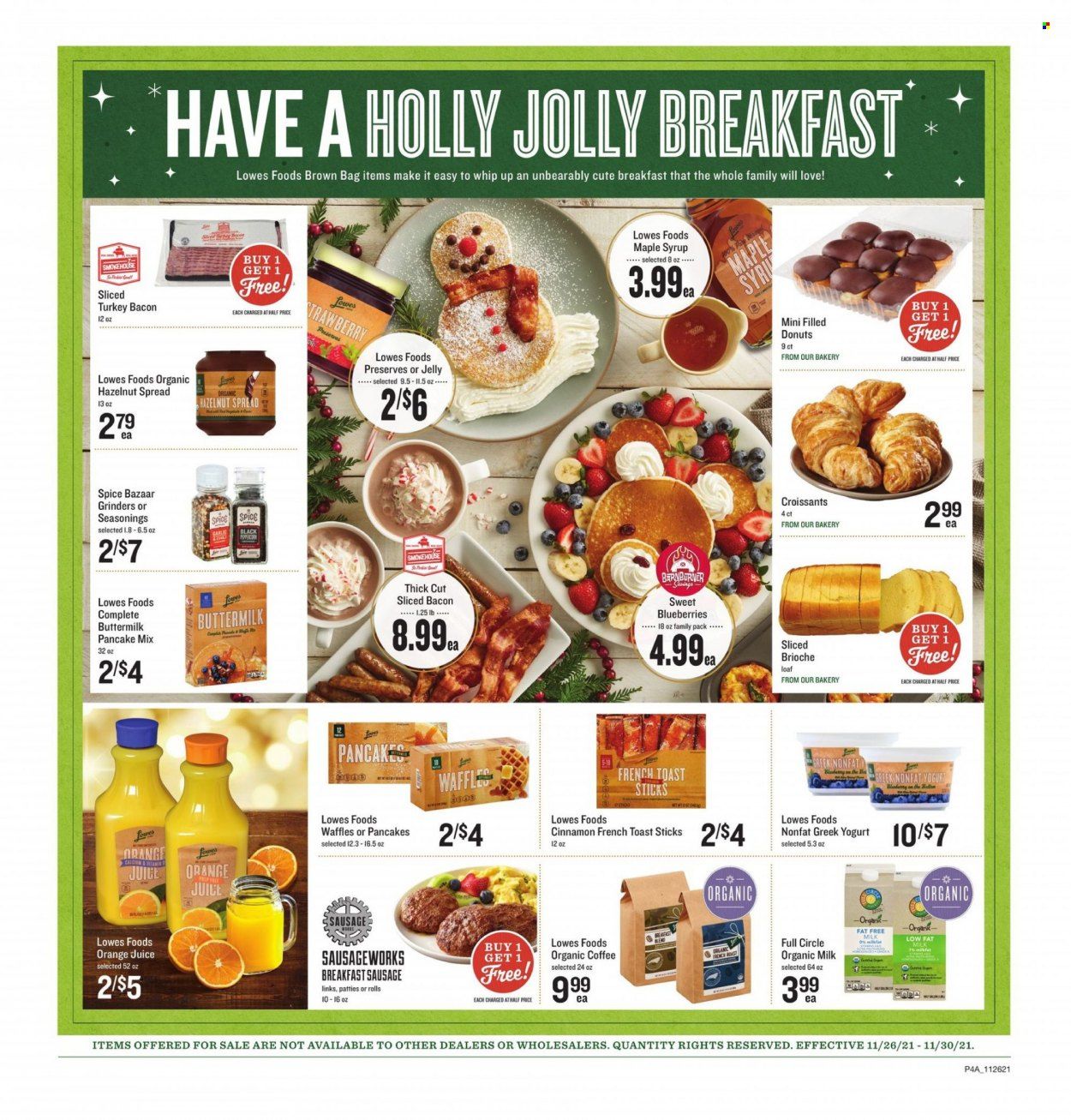 Lowes Foods (NC, SC) Weekly Ad Flyer November 26 to December 3