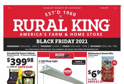 Rural King Weekly Ad Flyer November 26 to December 3