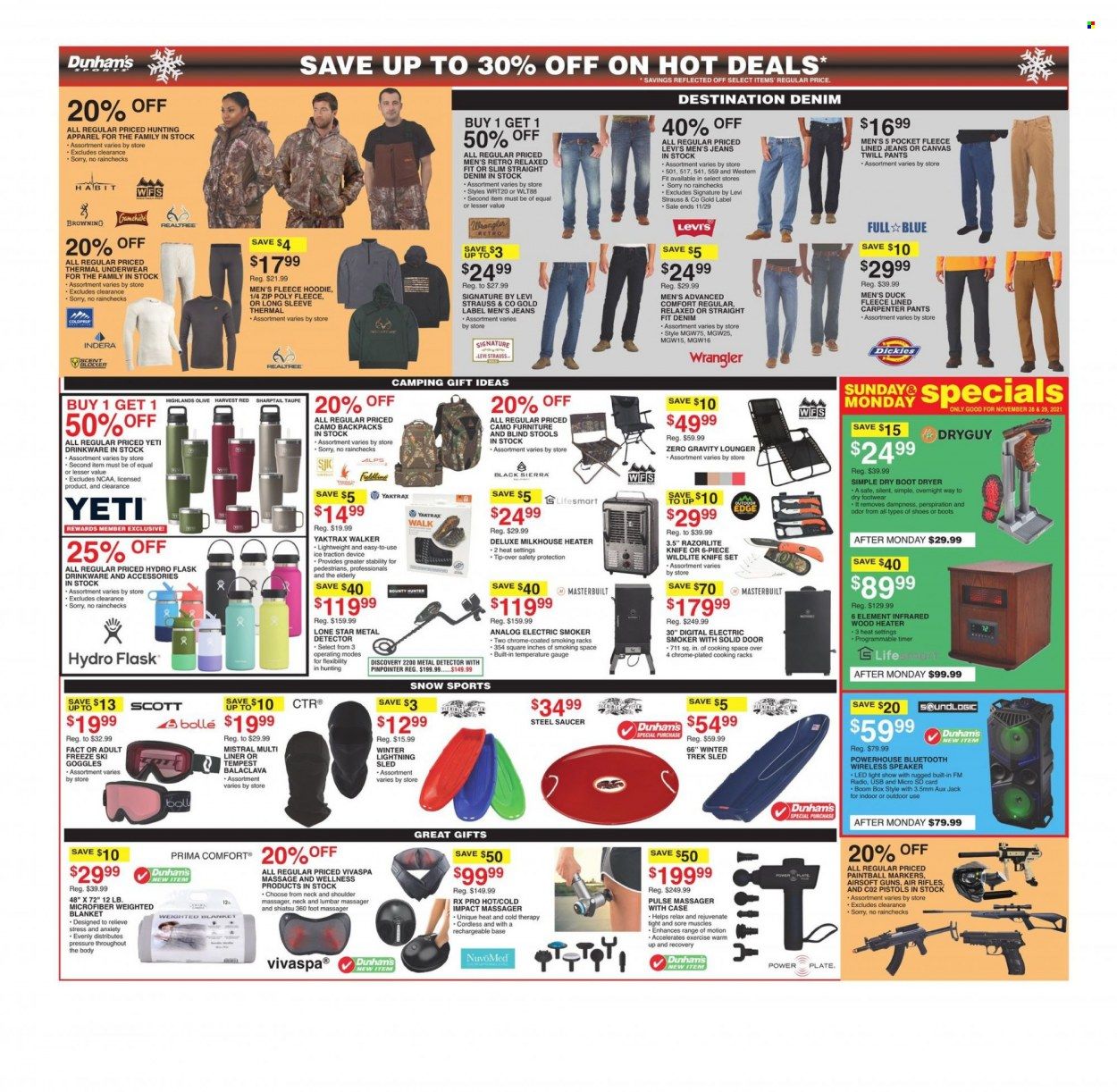 Dunham's Sports Weekly Ad Flyer November 27 to December 4