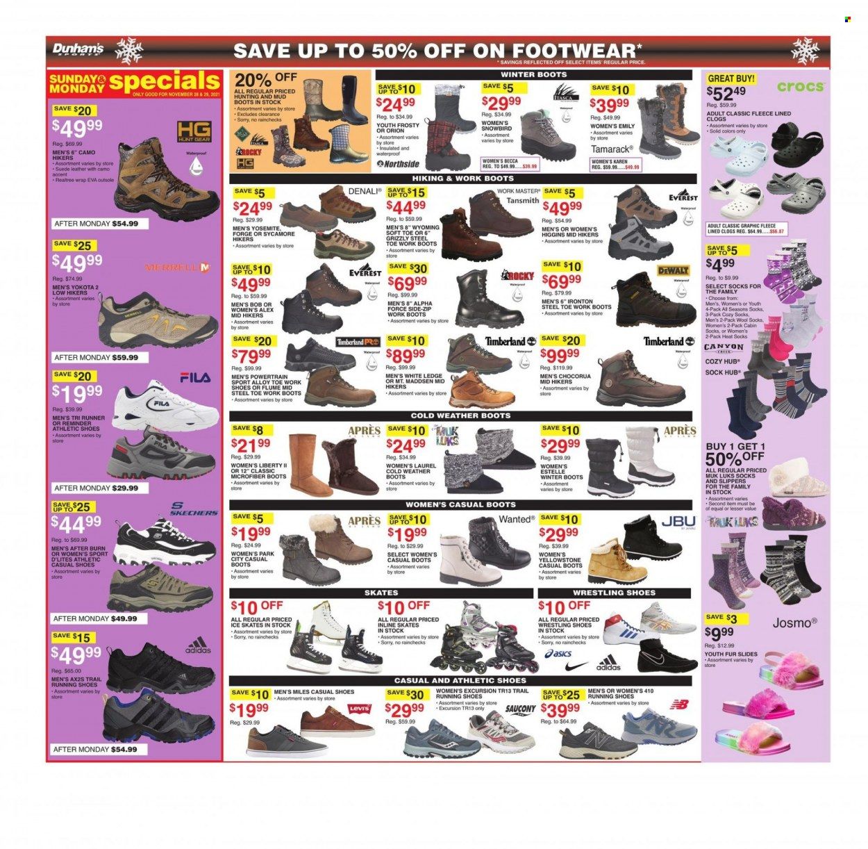 Dunham's Sports Weekly Ad Flyer November 27 to December 4