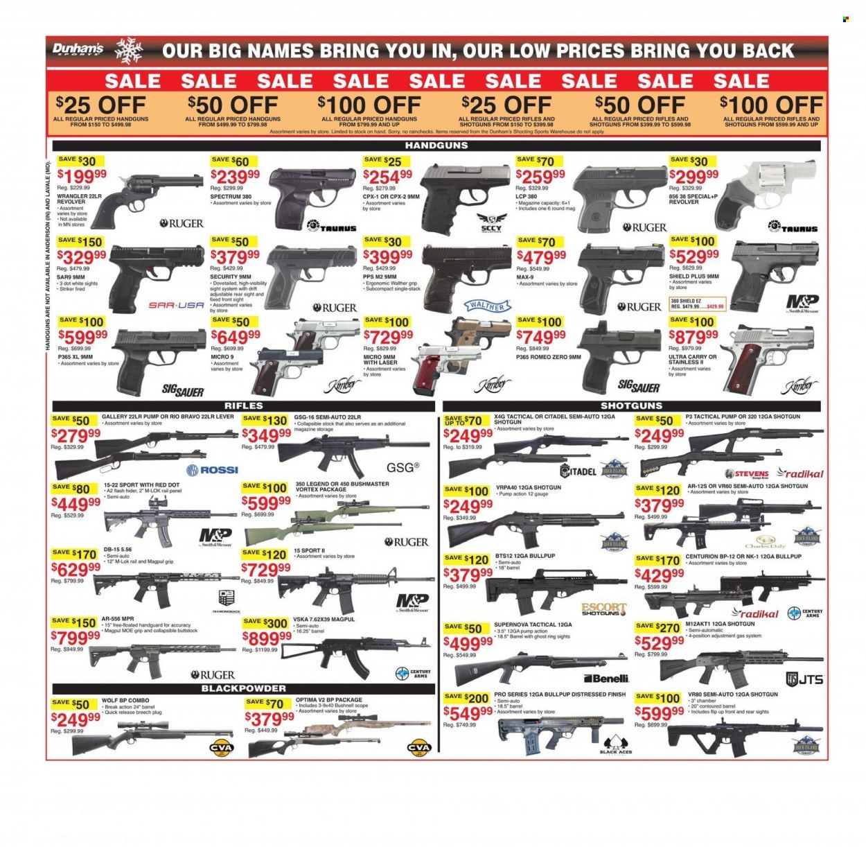Dunham's Sports (TN) Weekly Ad Flyer November 27 to December 4