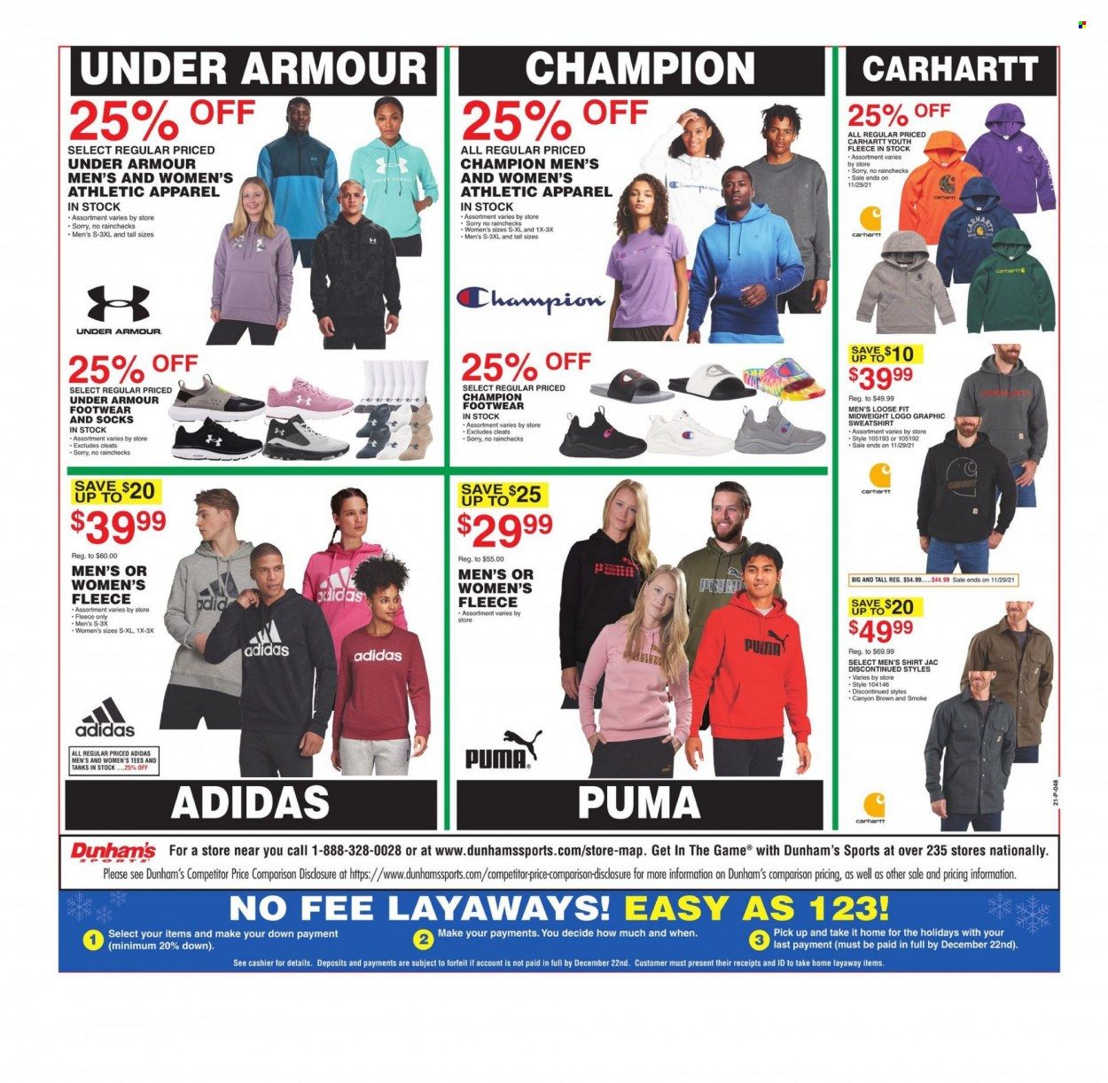 Dunham's Sports (VA) Weekly Ad Flyer November 27 to December 4