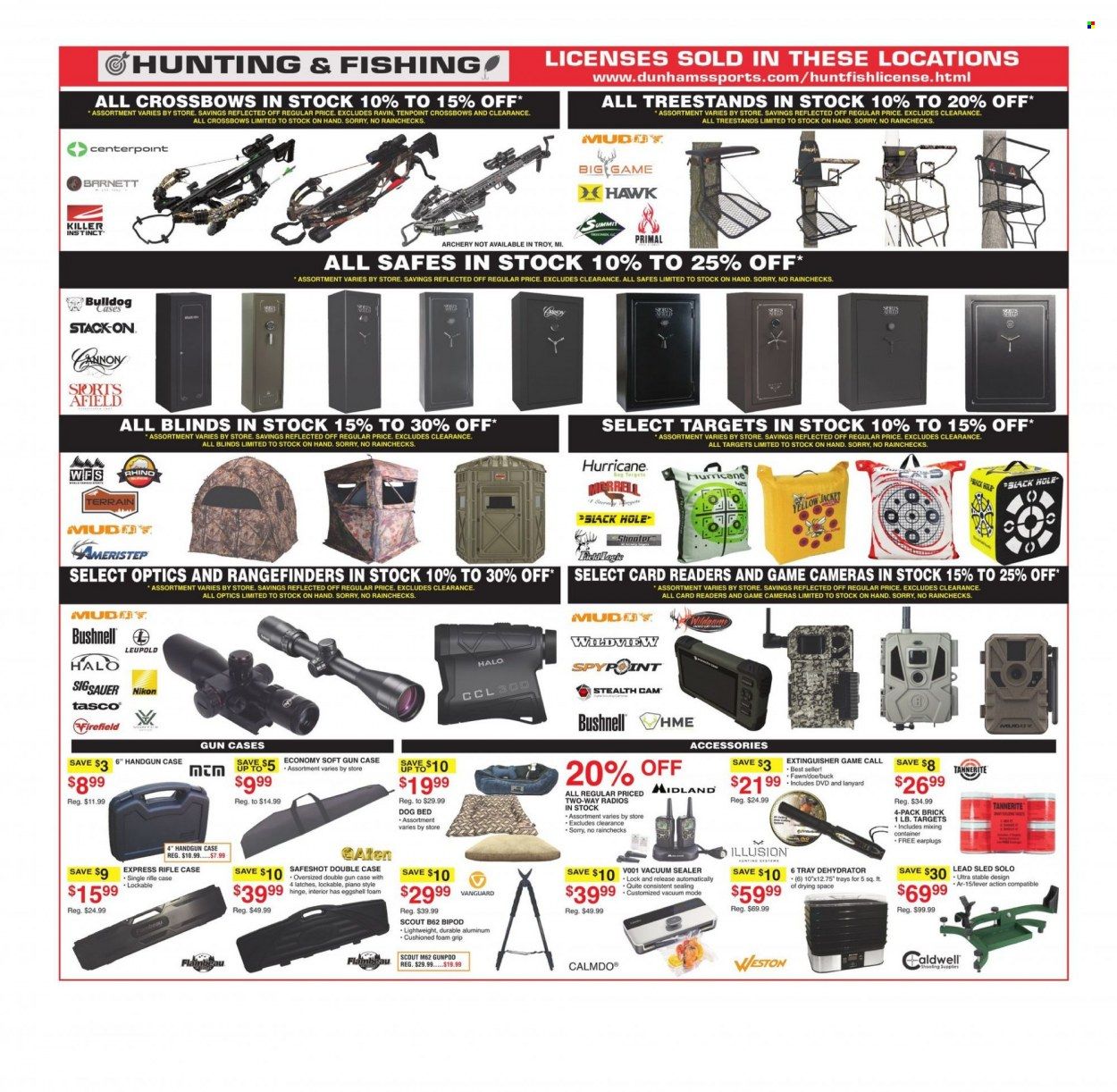Dunham's Sports (MI, PA, WI) Weekly Ad Flyer November 27 to December 4
