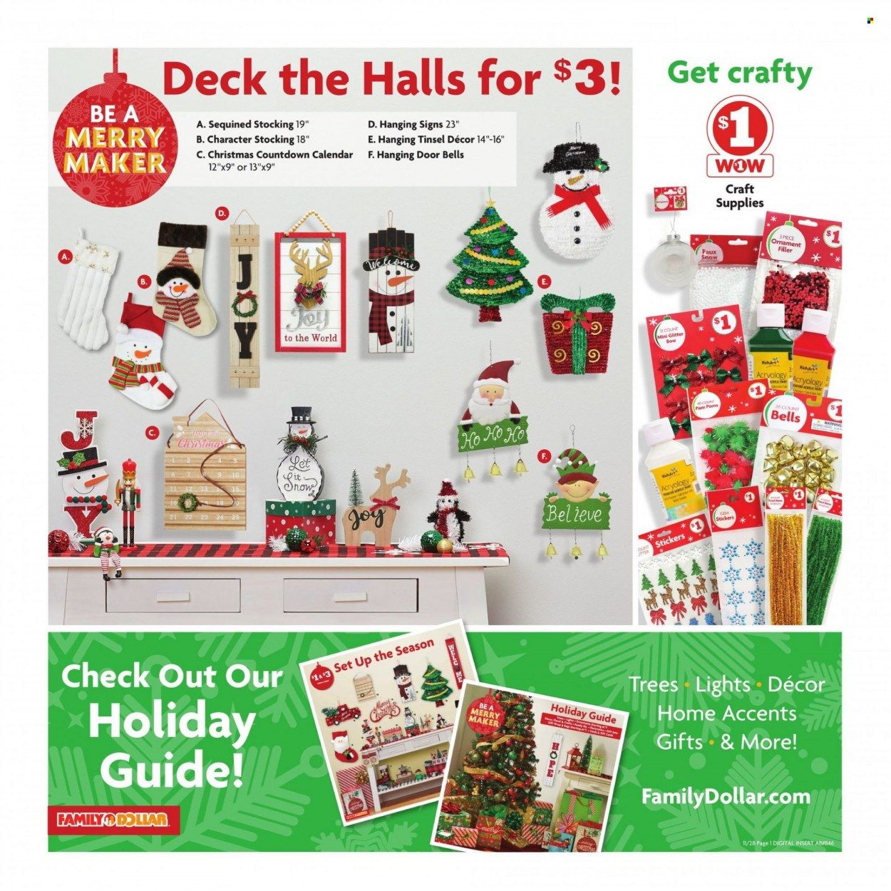 Family Dollar Weekly Ad Flyer November 28 to December 5