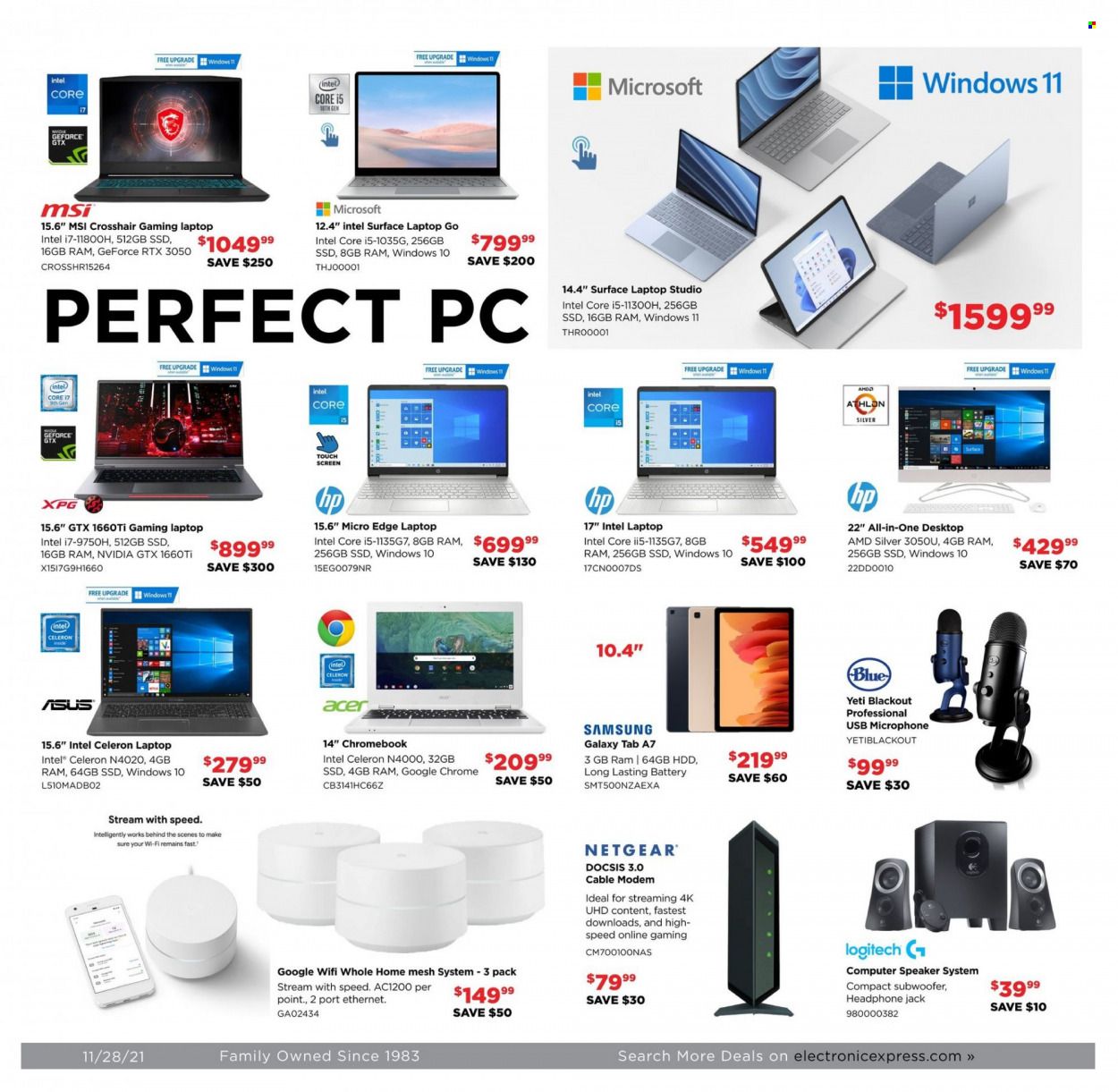 Electronic Express (AL, TN) Weekly Ad Flyer November 28 to December 5