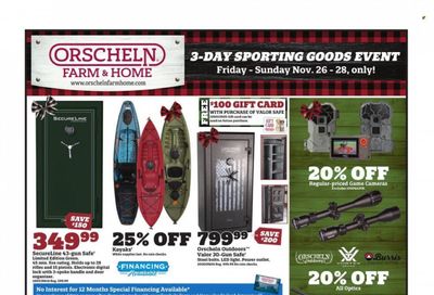Orscheln Farm and Home (IA, IN, KS, MO, NE, OK) Weekly Ad Flyer November 28 to December 5