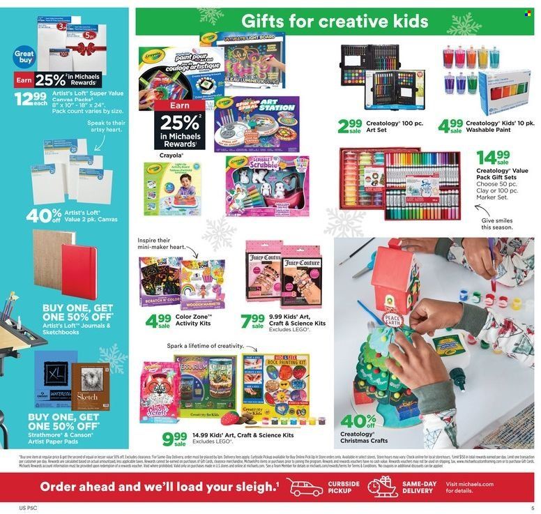 Michaels Weekly Ad Flyer November 29 to December 6