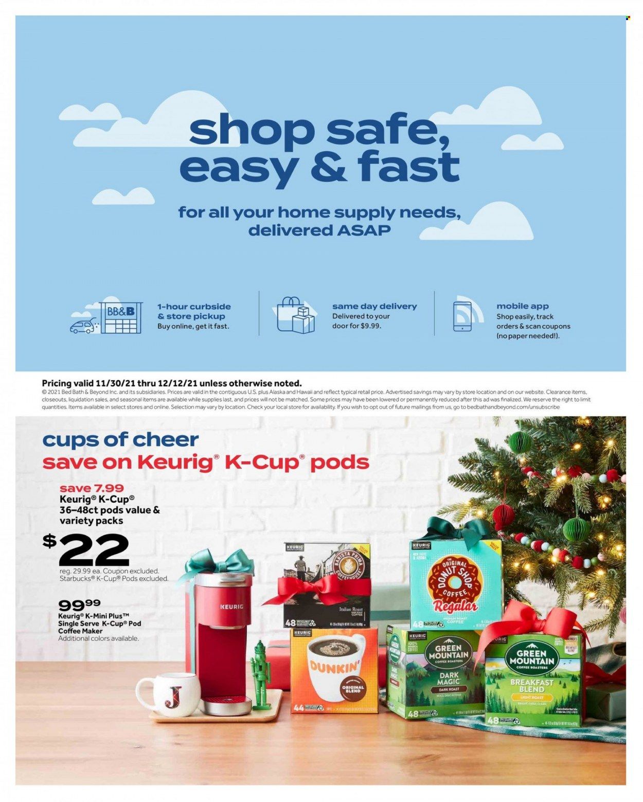 Bed Bath & Beyond Weekly Ad Flyer November 29 to December 6