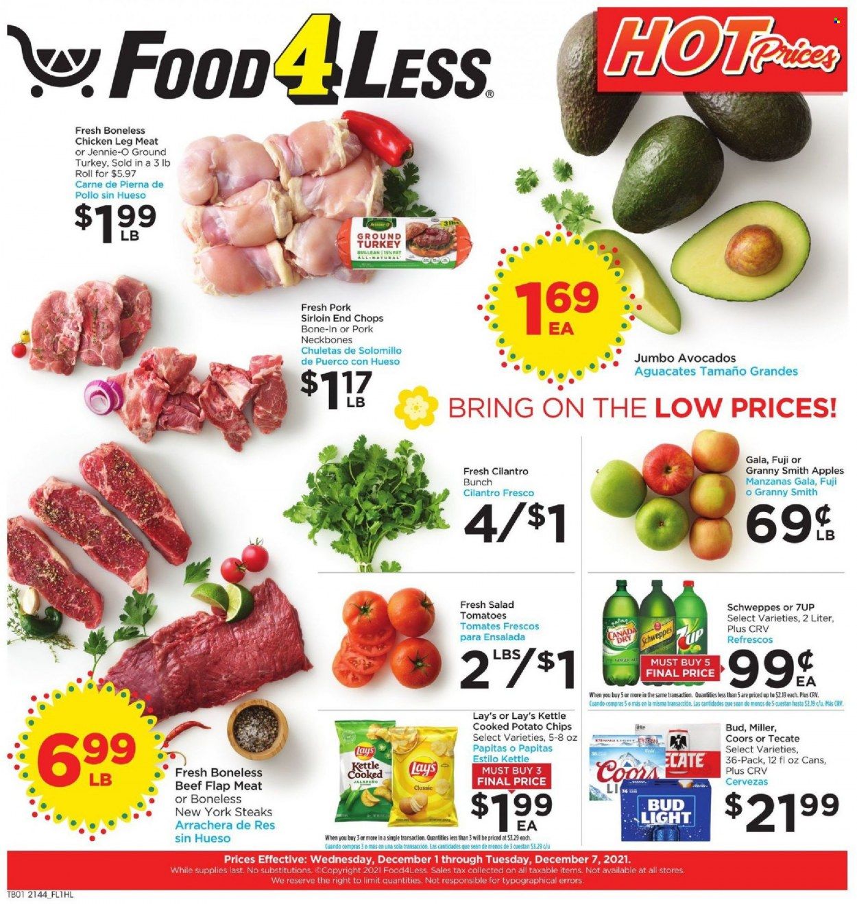 Food 4 Less (CA) Weekly Ad Flyer November 30 to December 7
